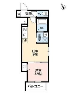 F asecia Irifi【3階】の間取り