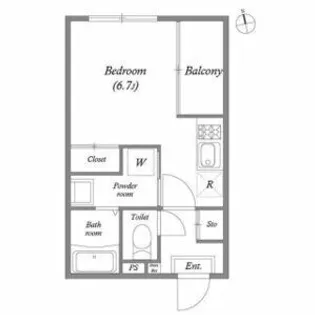 Puerto de la musica【1階】の間取り