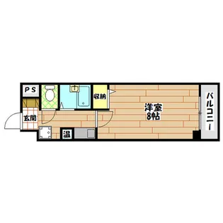 SWISS難波南【5階】の間取り