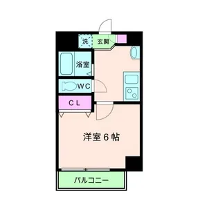 グランエクラ岸里【2階】の間取り