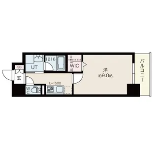 グレイス難波南【2階】の間取り