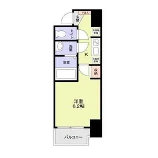 グランエクラ今宮戎【2階】の間取り