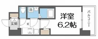 エスリード大阪城南グランデュクス【2階】の間取り