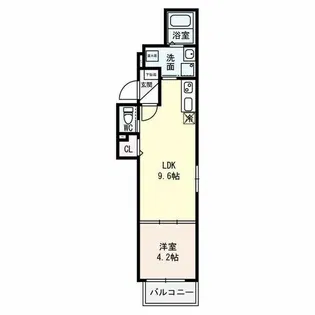 F asecia Notos【2階】の間取り