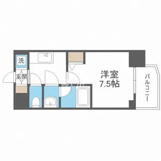 リッツ難波南Ⅱ【3階】の間取り