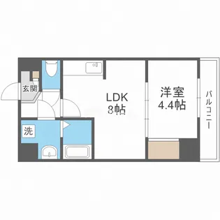 SFIDA森ノ宮【7階】の間取り