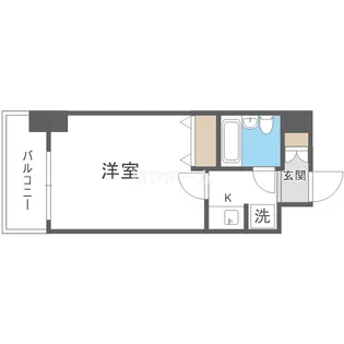 エスリード森ノ宮第2【3階】の間取り