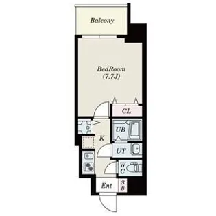 S-RESIDENCE緑橋駅前【13階】の間取り