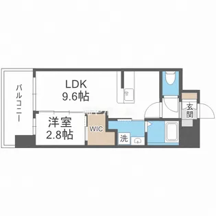 セレニテ難波グランデシュッド【2階】の間取り