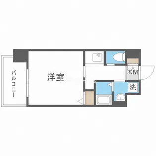 LIVIAZ NAMBA KRASS【9階】の間取り