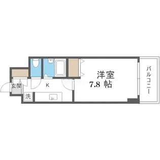 エスリード深江橋【3階】の間取り