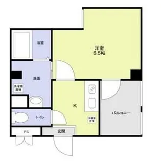 グランエクラ天下茶屋【1階】の間取り