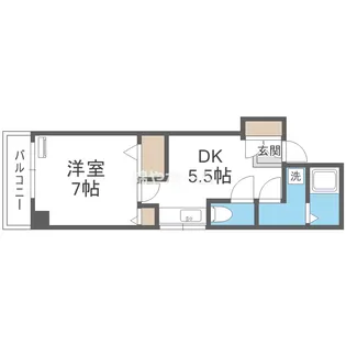 フォレステージ緑橋【6階】の間取り