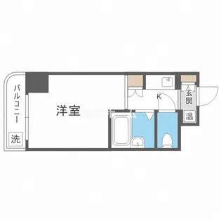 インターナショナル玉造【3階】の間取り