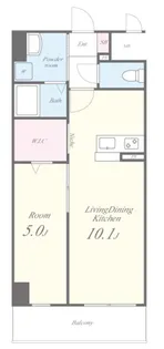 グランパシフィック花園innovation【7階】の間取り