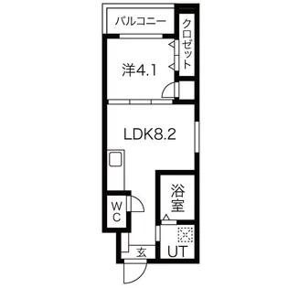 FDS BIJOU SUITES【1階】の間取り