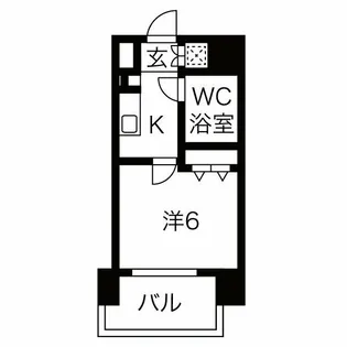 CLASS HILLS 難波南【10階】の間取り