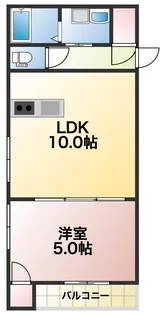 アリーバ鶴見橋【1階】の間取り