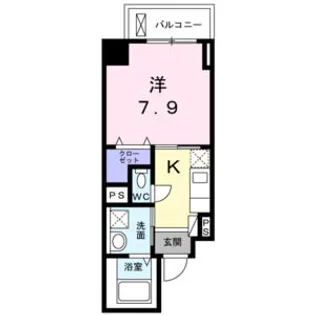 クリム岸里【7階】の間取り