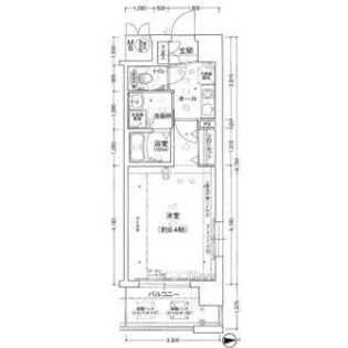 ディナスティ長居公園南【6階】の間取り