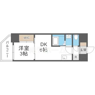 ソルテラス四天王寺前夕陽ヶ丘【2階】の間取り