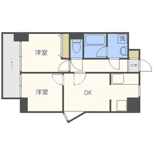 BGC難波タワー【12階】の間取り