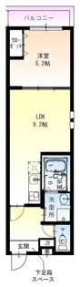 フジパレス住吉長居Ⅵ番館【2階】の間取り