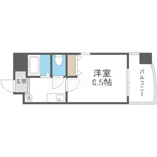 アブレスト桜川【2階】の間取り
