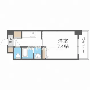 KDXレジデンス難波【5階】の間取り