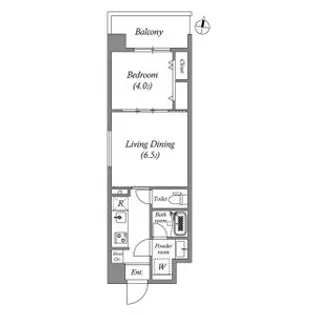 プランドール天王寺SOUTH【2階】の間取り