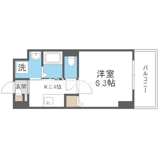 ウェルホームズ住吉大社【2階】の間取り