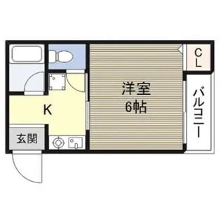 ライフステージ難波【2階】の間取り