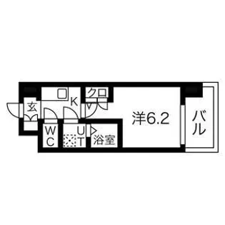 エスリードレジデンス大阪難波【13階】の間取り