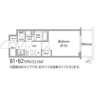 アドバンス大阪バレンシア【11階】の間取り
