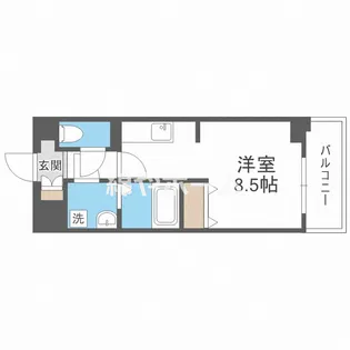 エストゥルースプラスサウス大阪【3階】の間取り