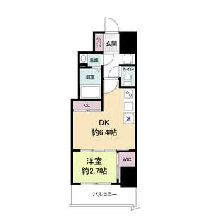 セレニテ桜川駅前プリエ【4階】の間取り
