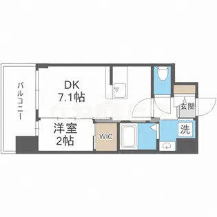 セレニテ難波ミラク壱番館【2階】の間取り
