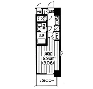 S-RESIDENCE緑橋Serio【2階】の間取り