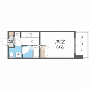 レオンコンフォート難波【7階】の間取り