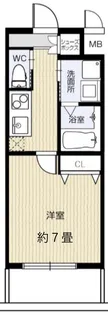 クローバー・グランデ長居公園【6階】の間取り