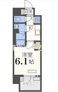 プレサンス難波セレクト【3階】の間取り