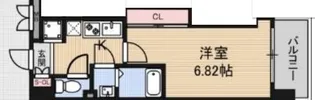 Luxe難波西Ⅱ【12階】の間取り