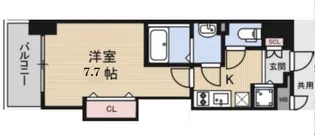 Luxe難波西I【6階】の間取り