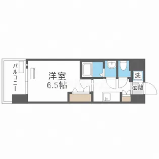 スワンズシティ大阪エスクレア【13階】の間取り