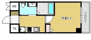 グランパシフィック聖天坂【2階】の間取り