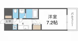 TOYOTOMI STAY Premium難波桜川Ⅰ【4階】の間取り