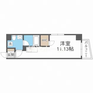 OM玉造III【3階】の間取り