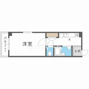 U-ro大国町【3階】の間取り