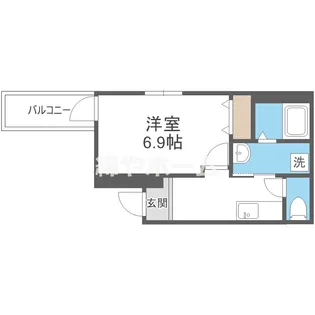 フジパレス深江橋南Ⅱ番館【2階】の間取り