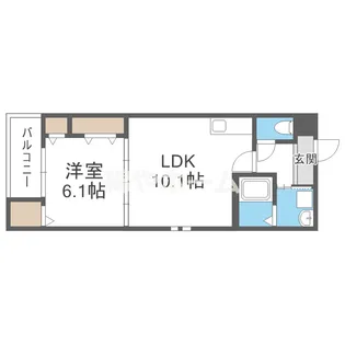 フジパレス エン Ⅲ号館【1階】の間取り